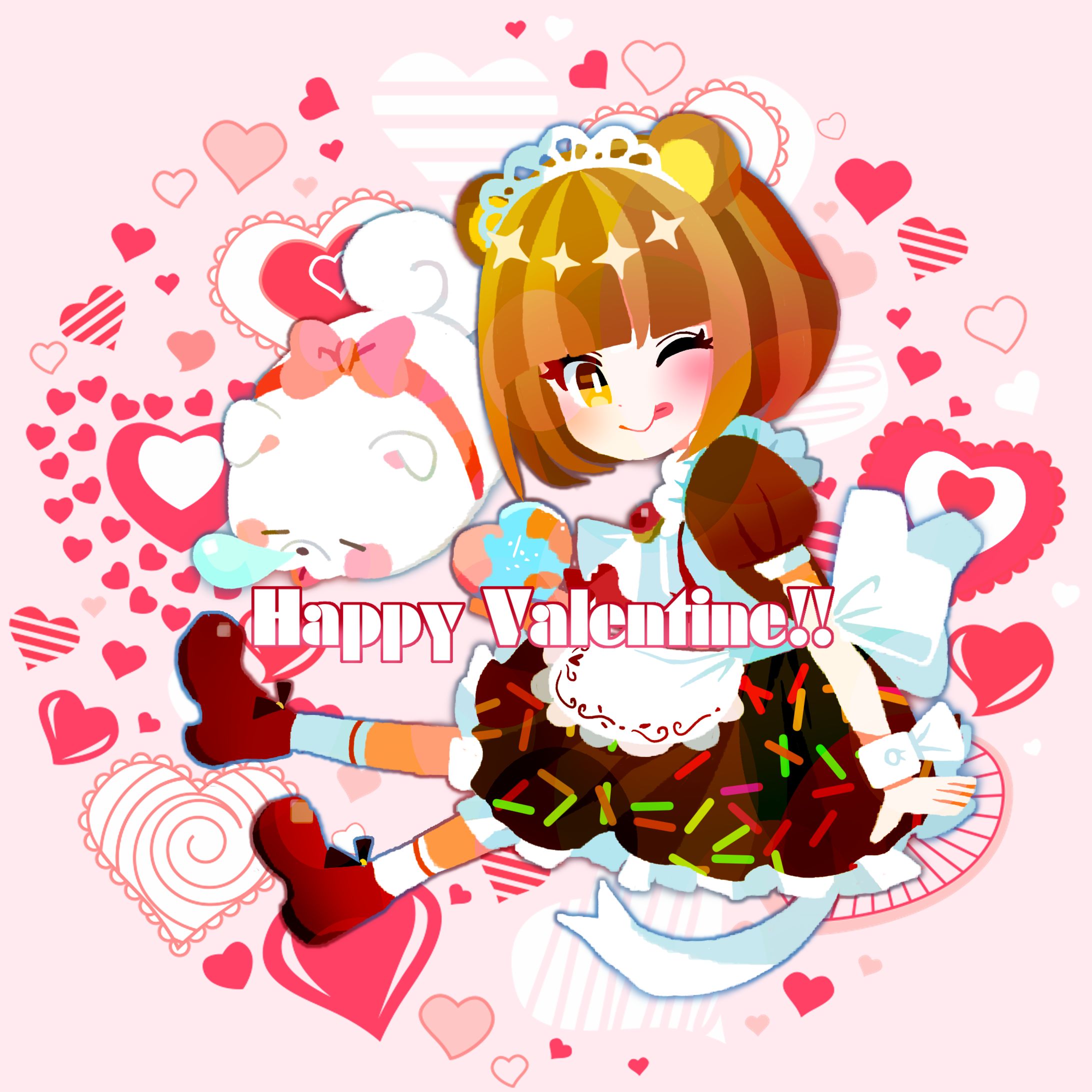 一次創作/女の子＆イヌ-1