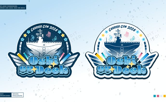 Carrier Con 2025: Oshi on Deck Logo