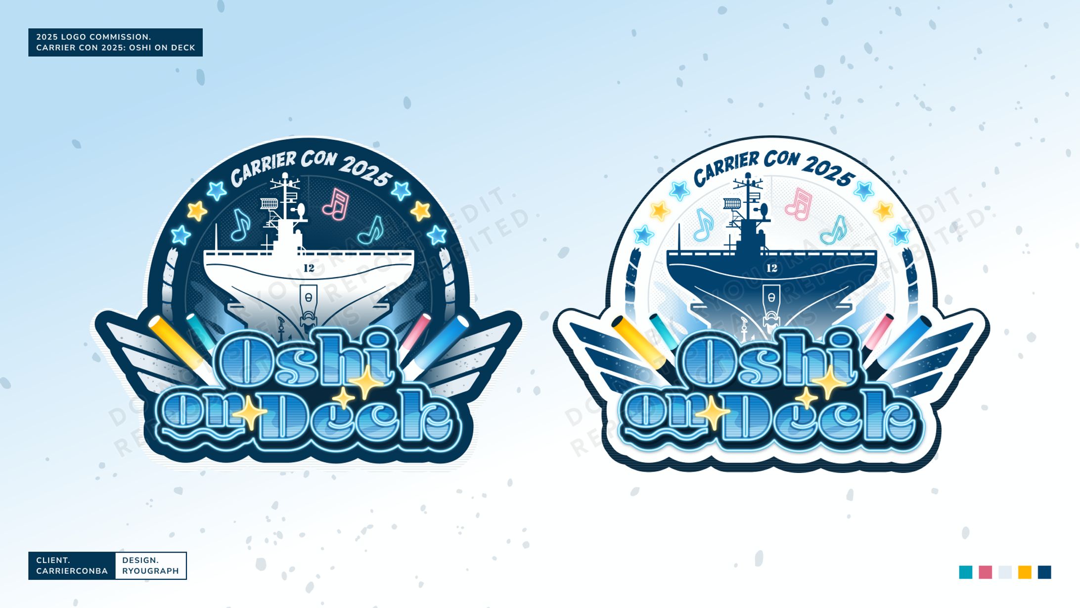 Carrier Con 2025: Oshi on Deck Logo-1