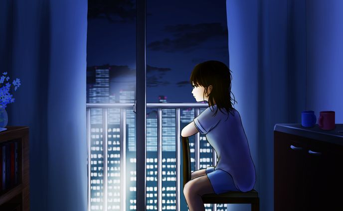 歌ってみた用イラスト　「もみじ様」