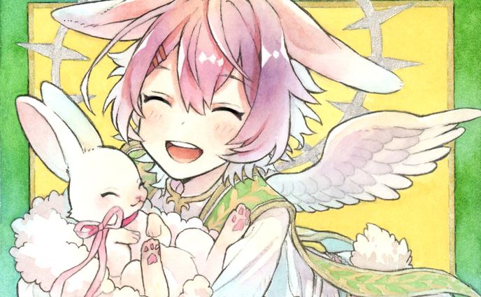イラスト　デザイン、透明水彩
