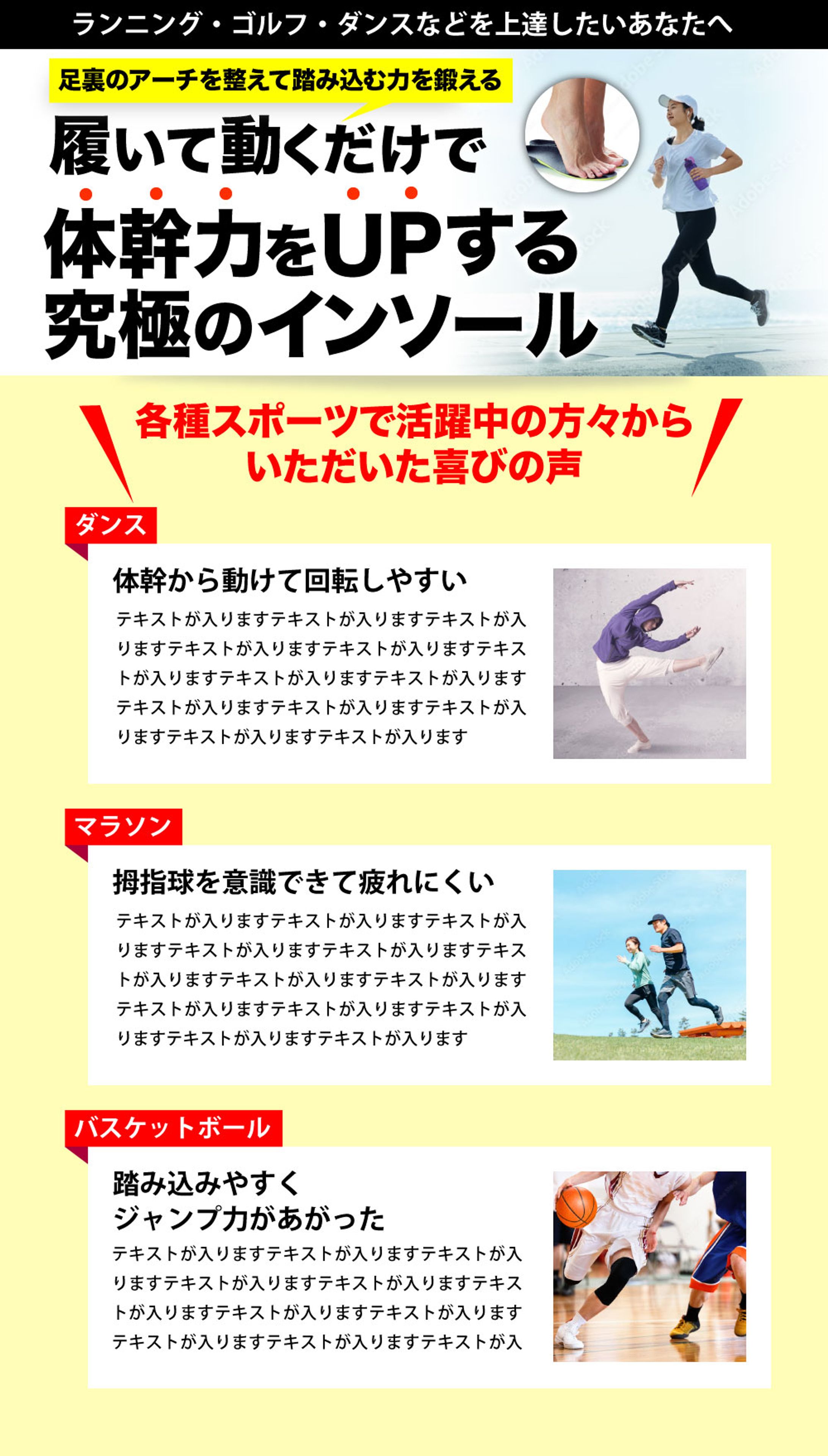 ECサイト（中敷）LP-1