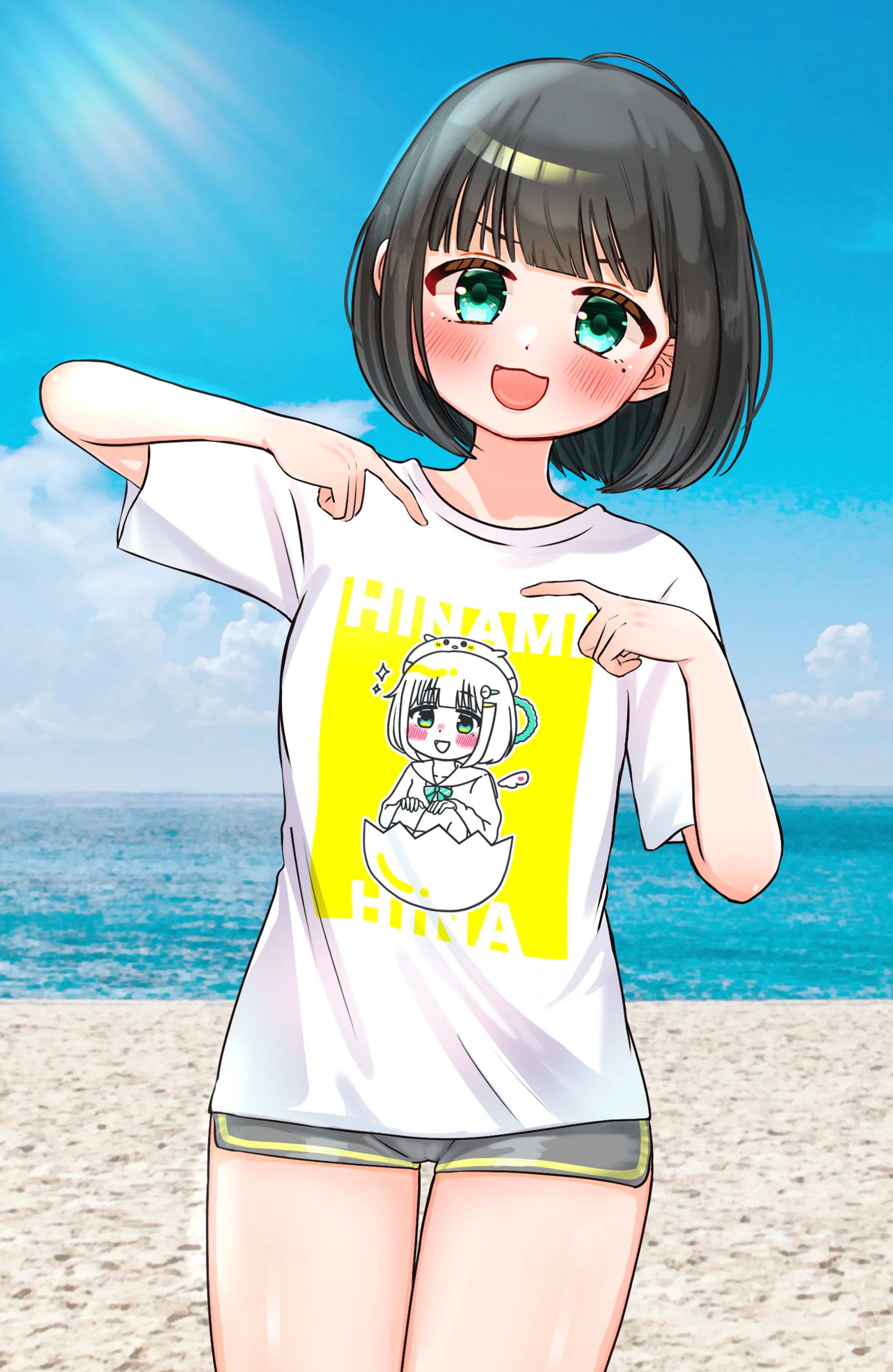 雛心ひなグッズ購入記念イラスト-1