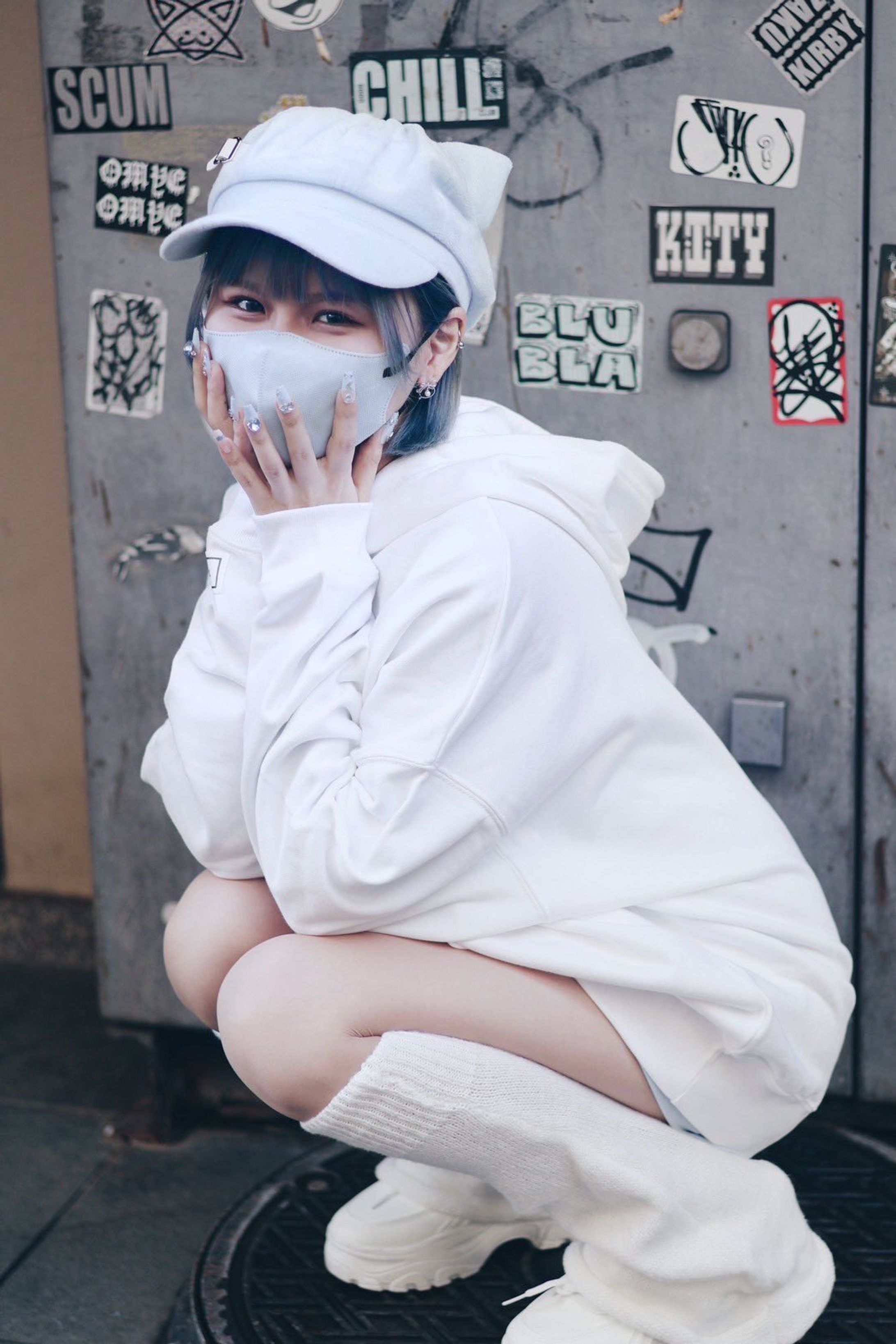 T.I.FOX様パーカー着用モデル-1