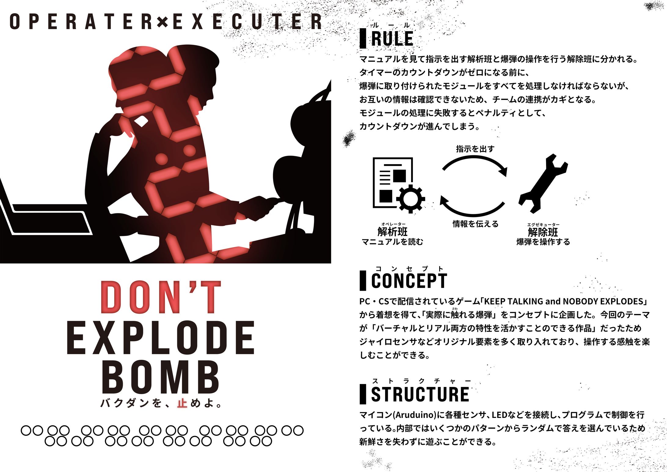 体験型爆弾解除ゲーム「Don't Explode Bomb」-1