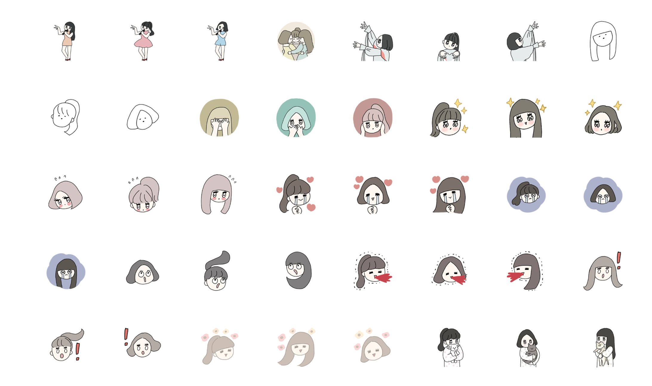 LINE絵文字「Perfumeといっしょ by naotte」-1