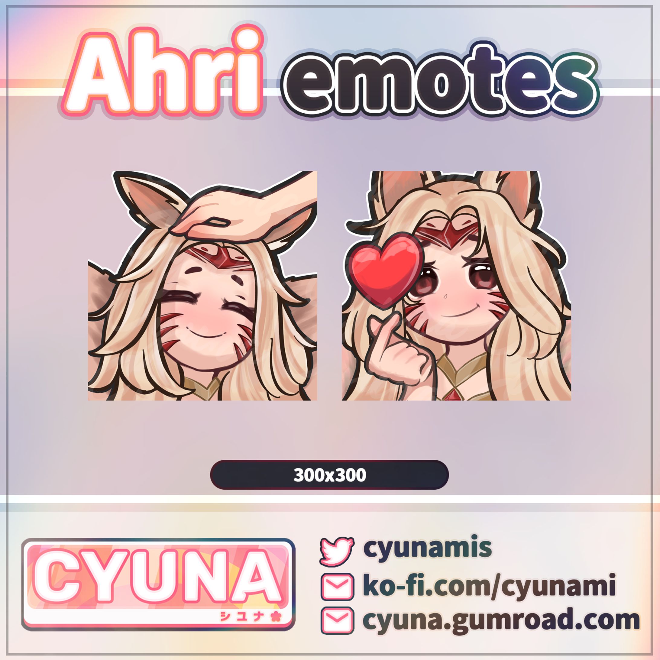 Immortalized Legend Ahri (League of Legends) Emotes-1