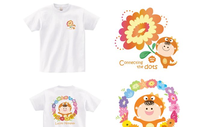 tシャツ、キャラ