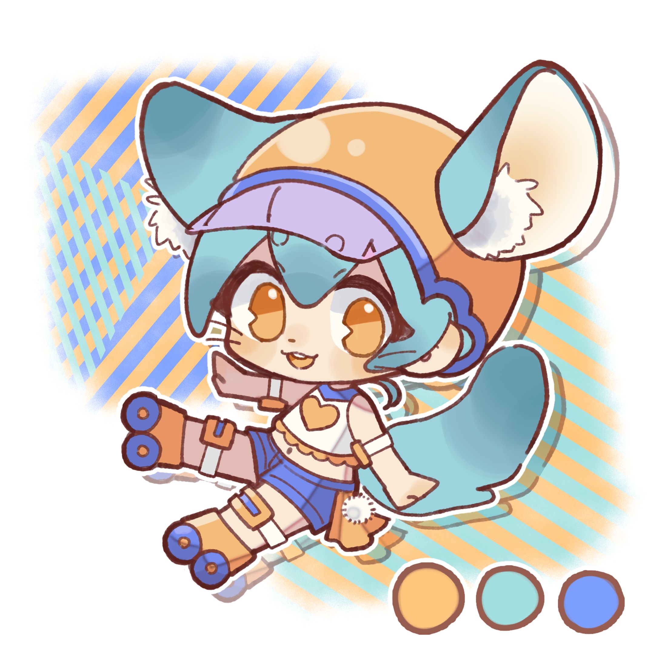 chinchilla× roller skates-1