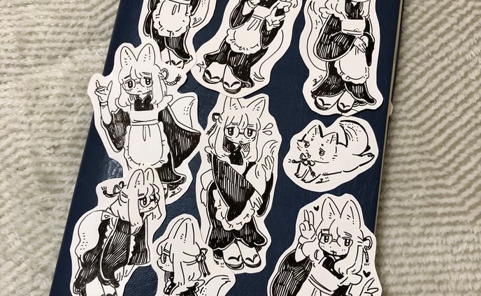 『手描きシールどろいんぐ』