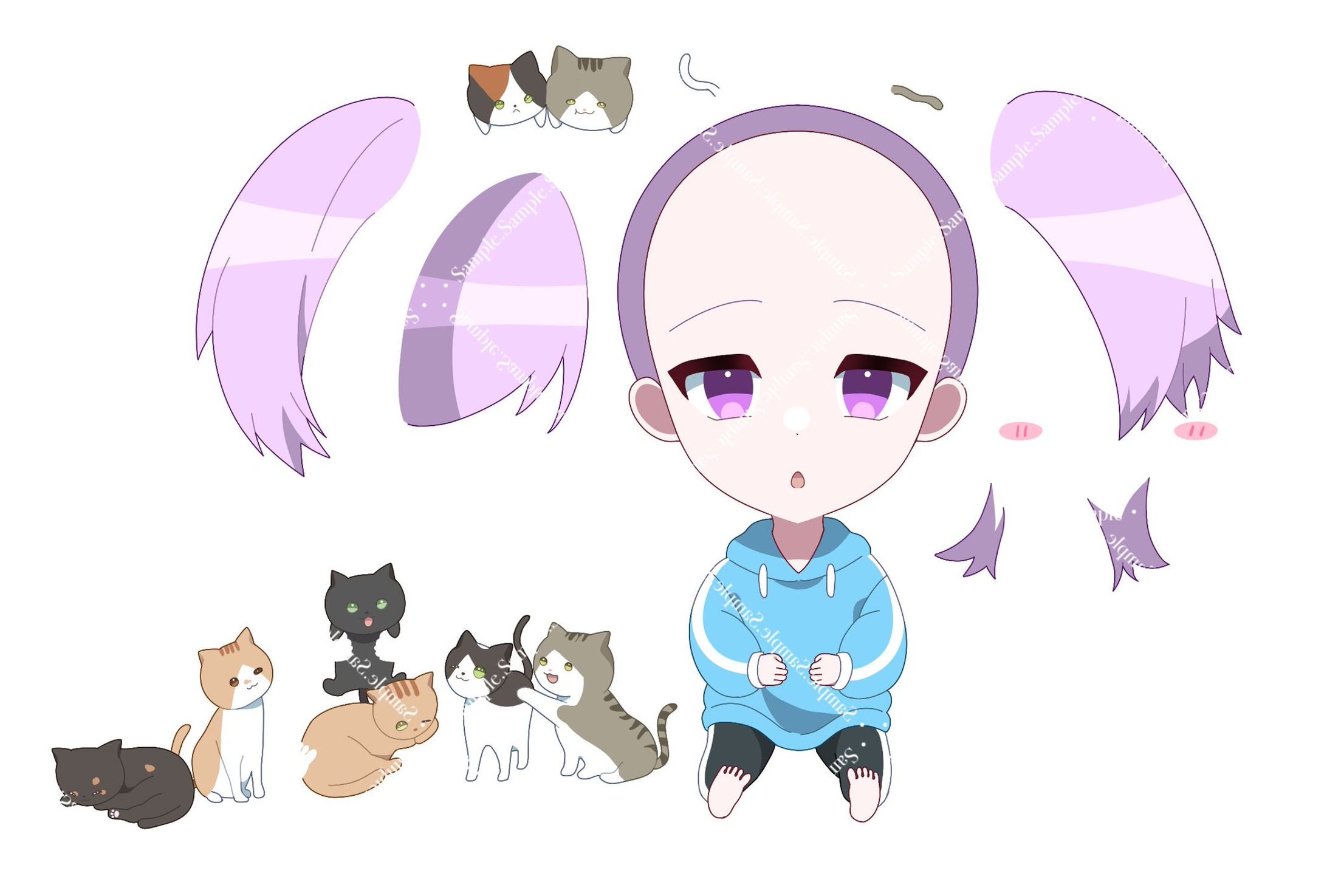 ご依頼品　びちゃ。様② SDパーツ分け-1