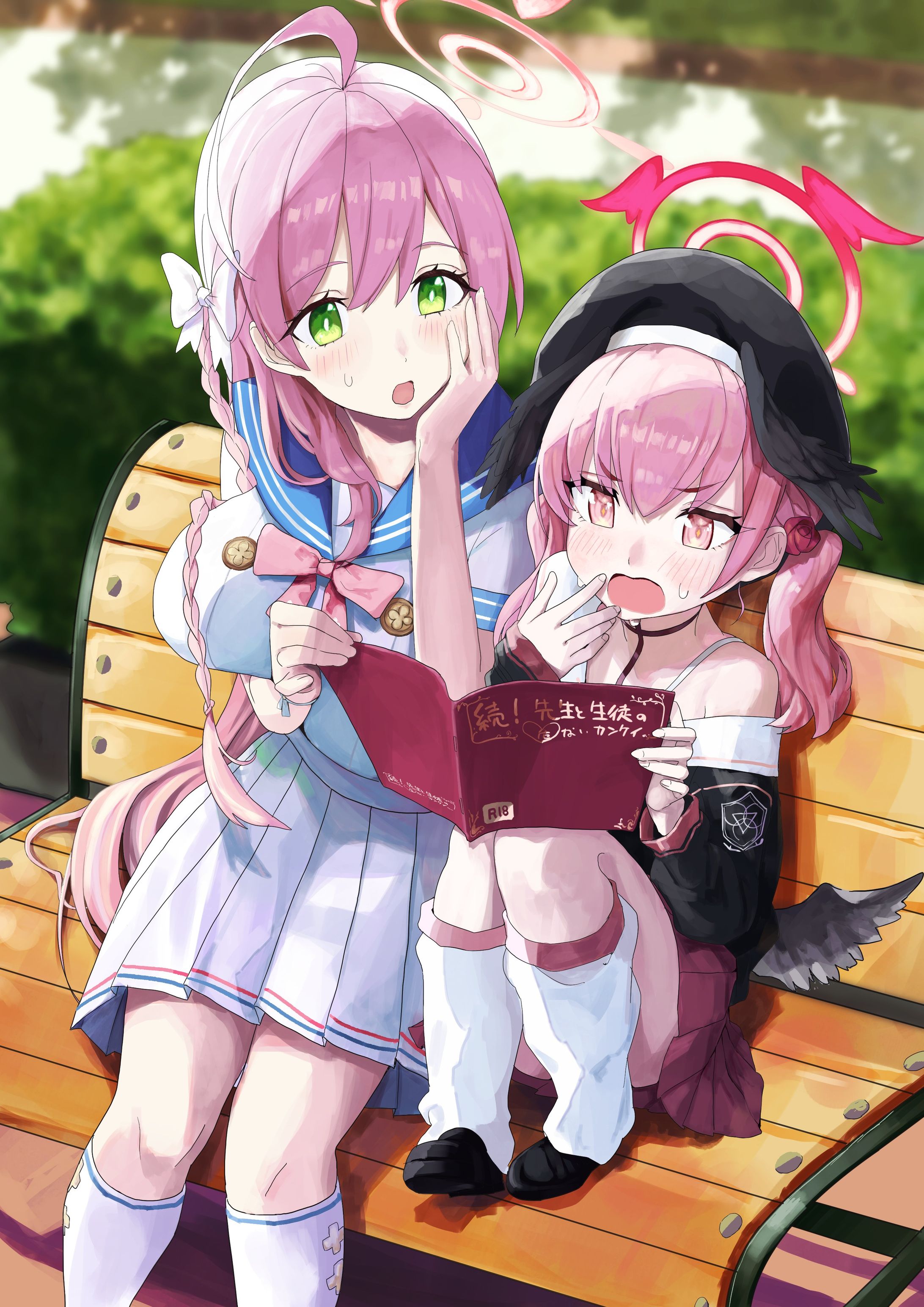 ハナコ＆コハル コミケ新刊表紙イラスト-1