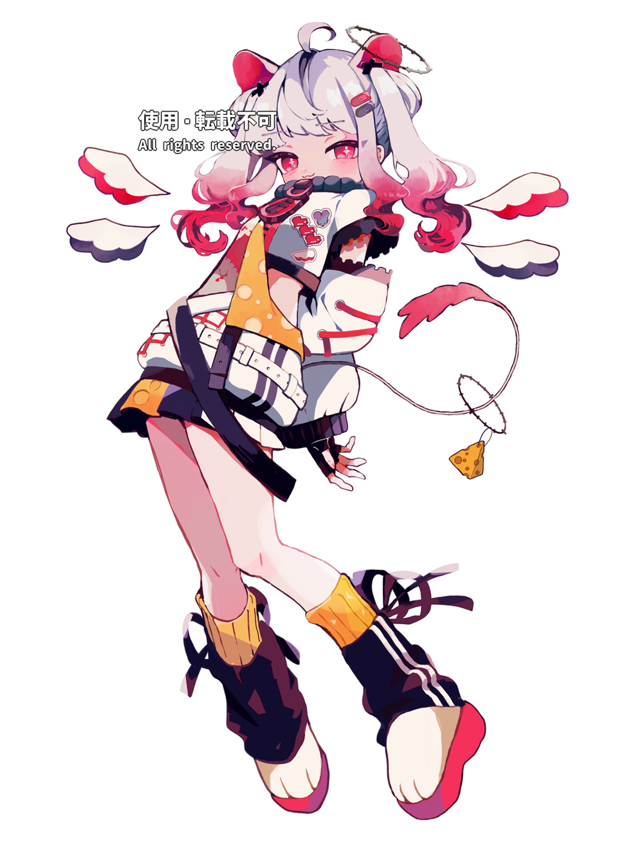 【works】Vtuber／甘噛すもも様【グッズ用新ビジュアル】-1
