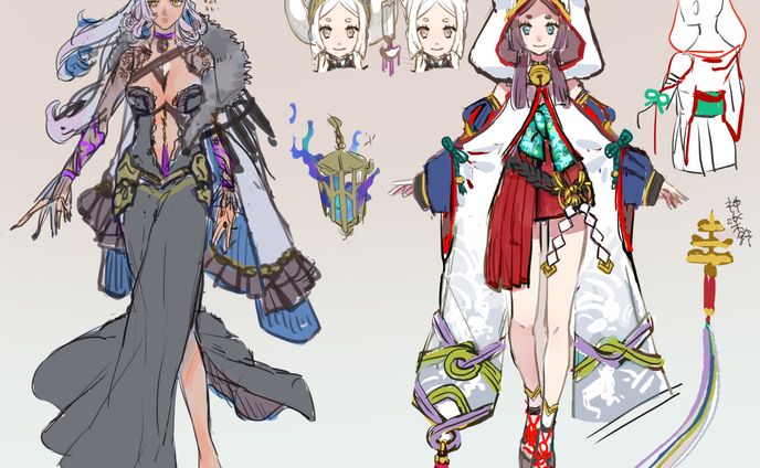 放置キャラデザ