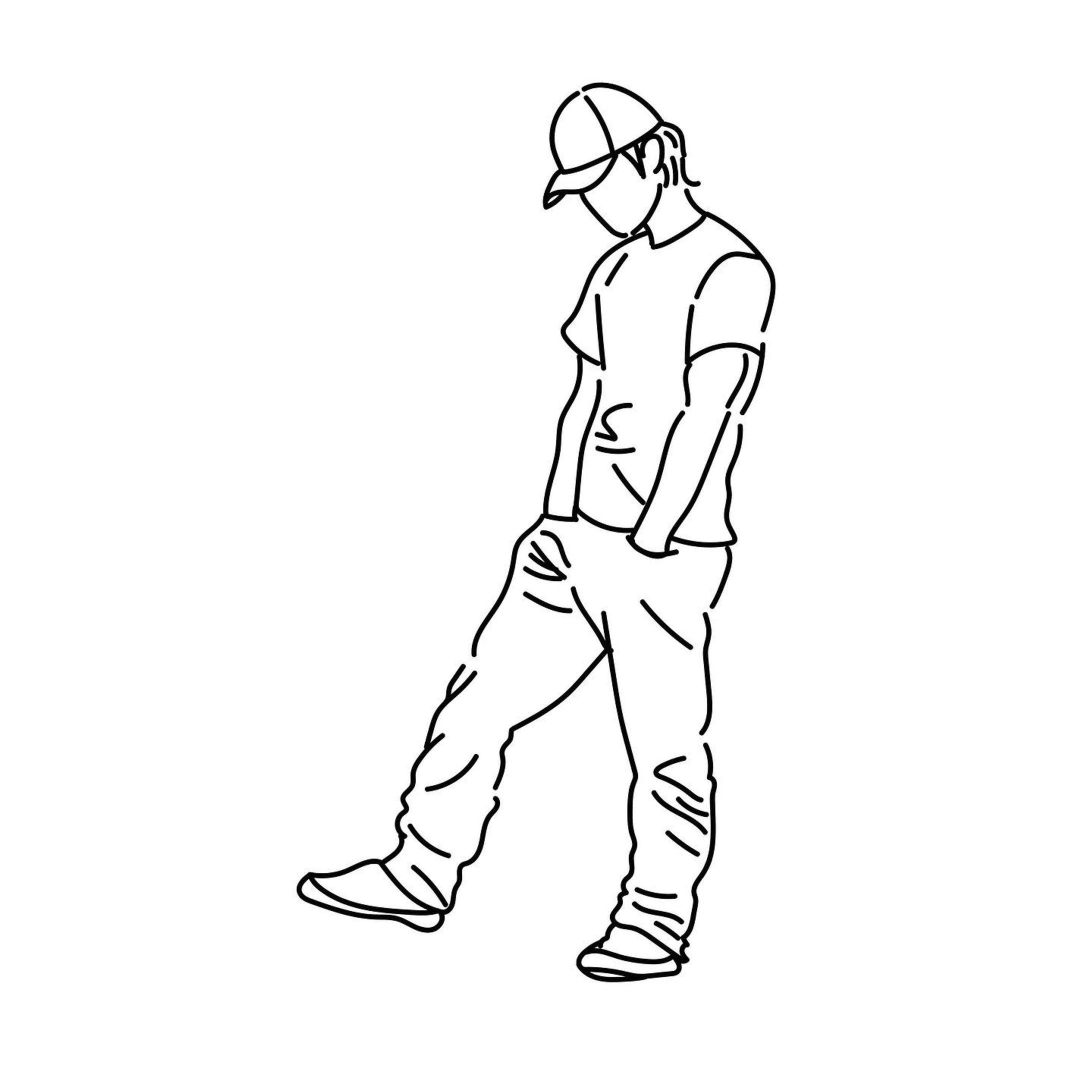 イラスト　男性-1