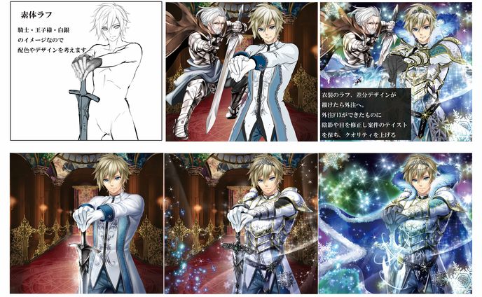 キャラデザ・段階差分構想 
