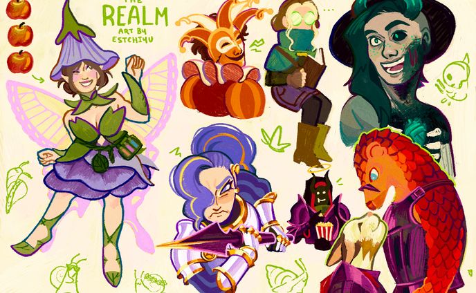 The Realms Doodles