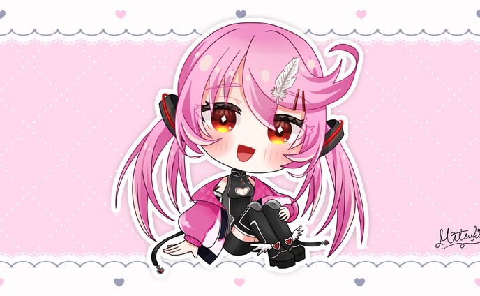 【SDイラスト】ルーニャ＝ポラリス様ご依頼　マキナ＝メメント様