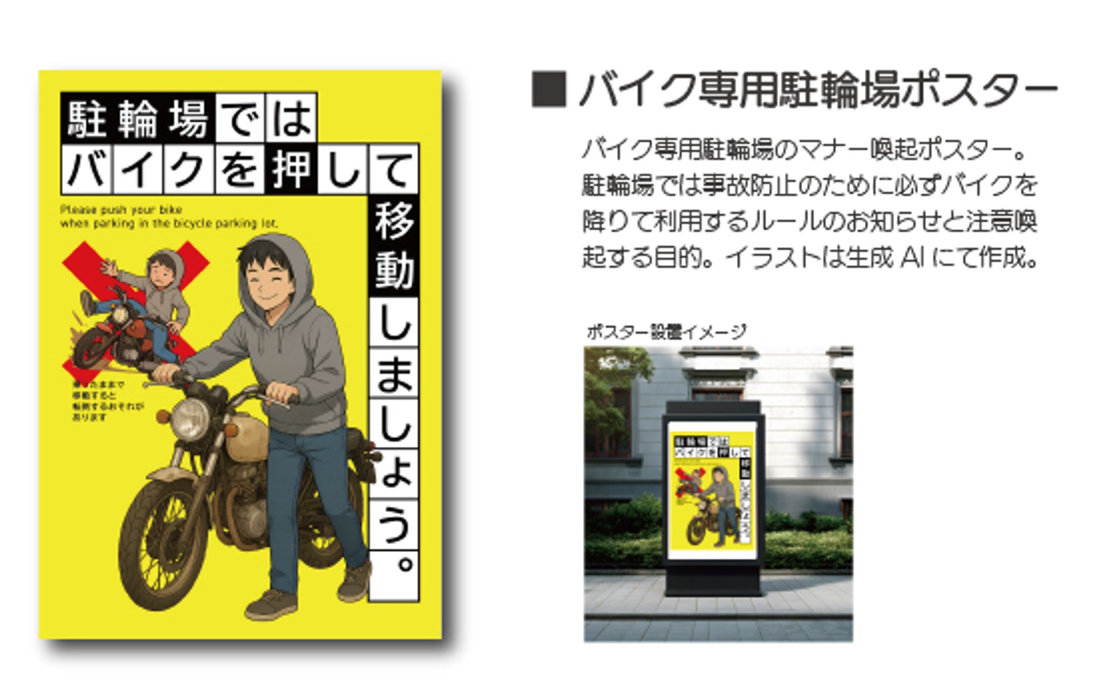 バイク専門駐輪場ポスター-1