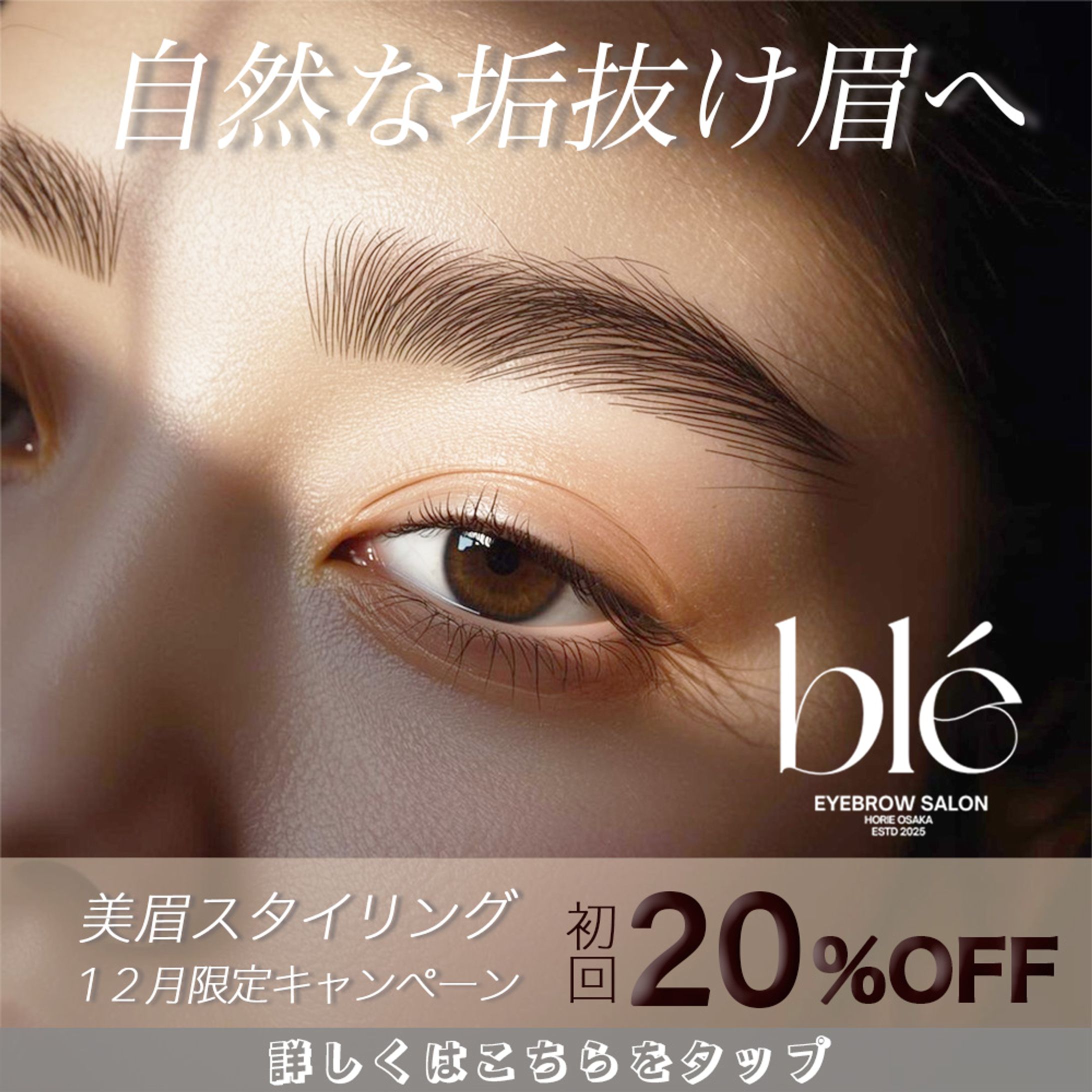 眉毛サロンキャンペーン告知バナー（架空）-1