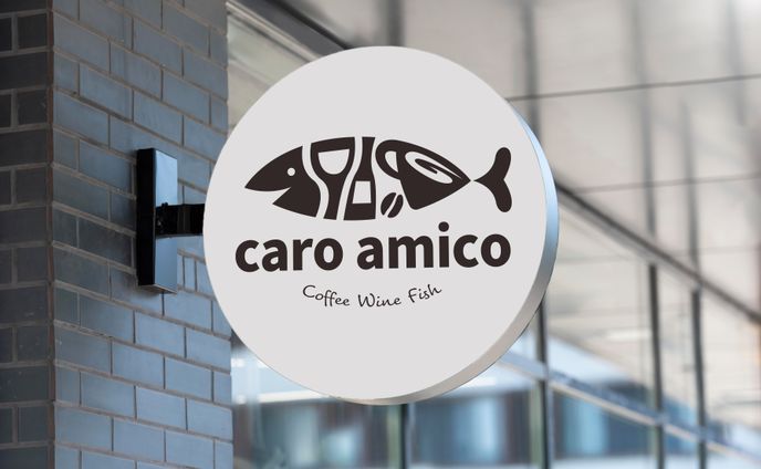ロゴ・名刺デザイン　caro amico様