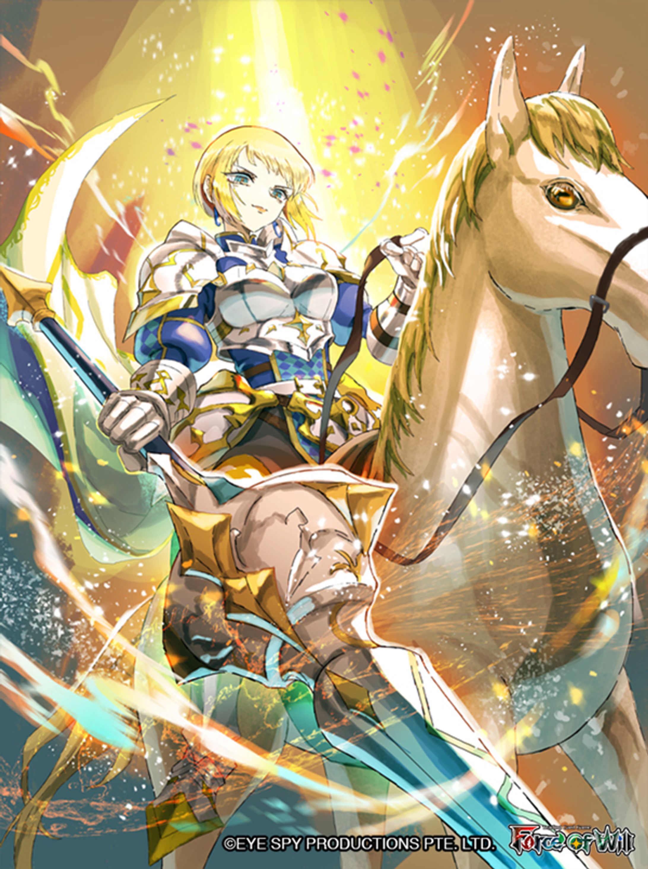 【仕事絵】Lightia Member of Twelve Sacred Knights【FoW】-1