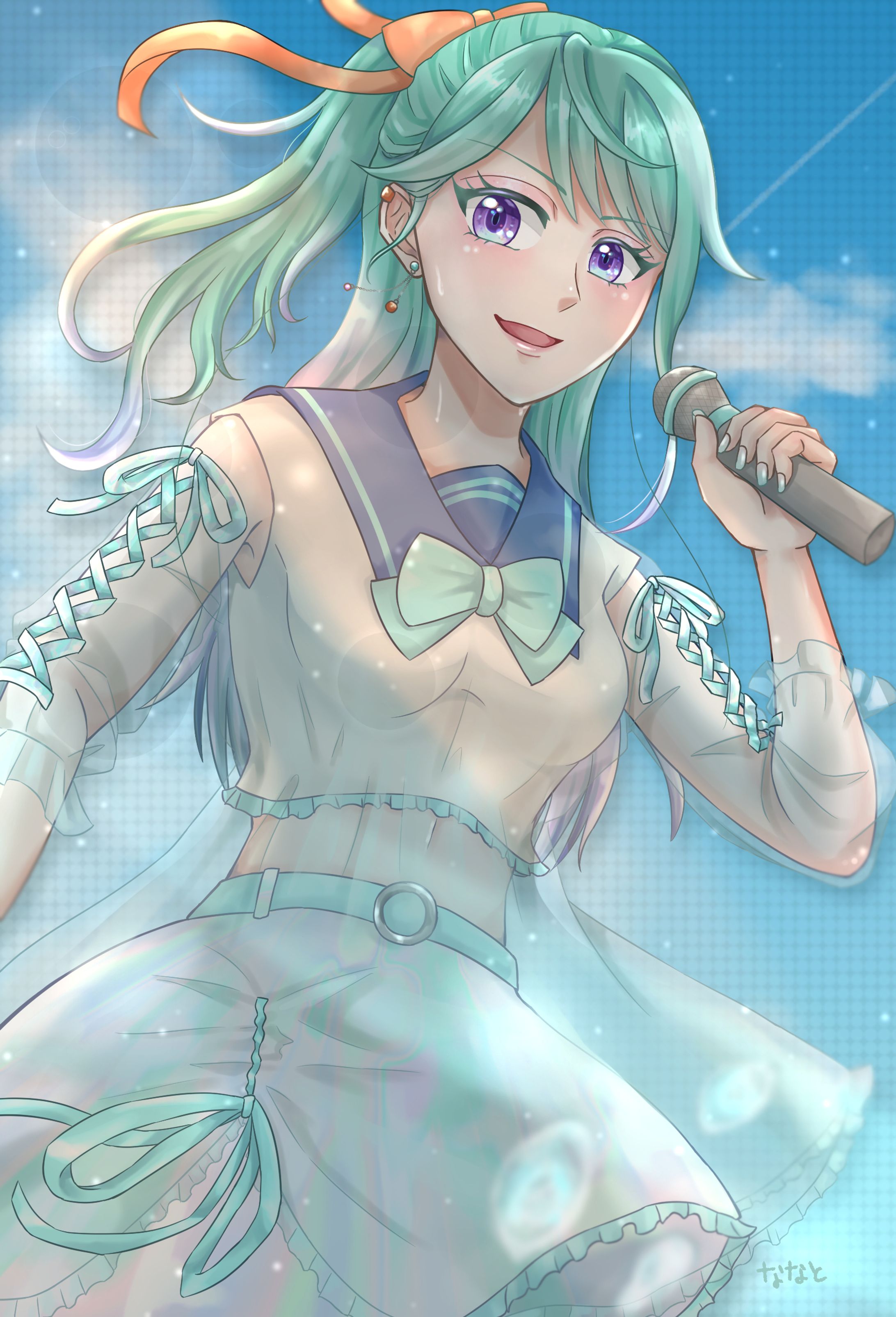 夏フェス☀💙イラスト-1