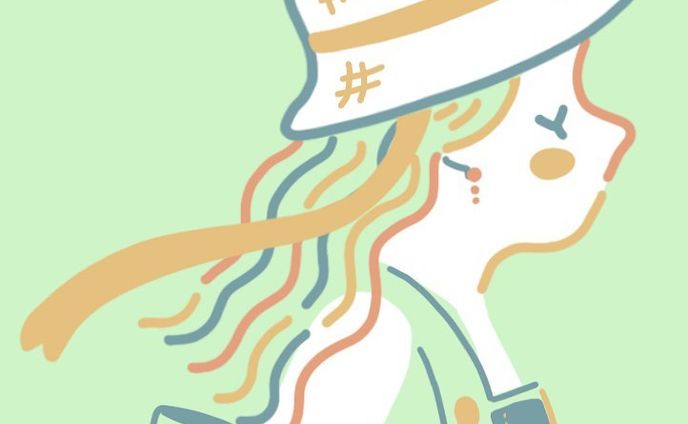 グッズ販売、japanese style　illustration