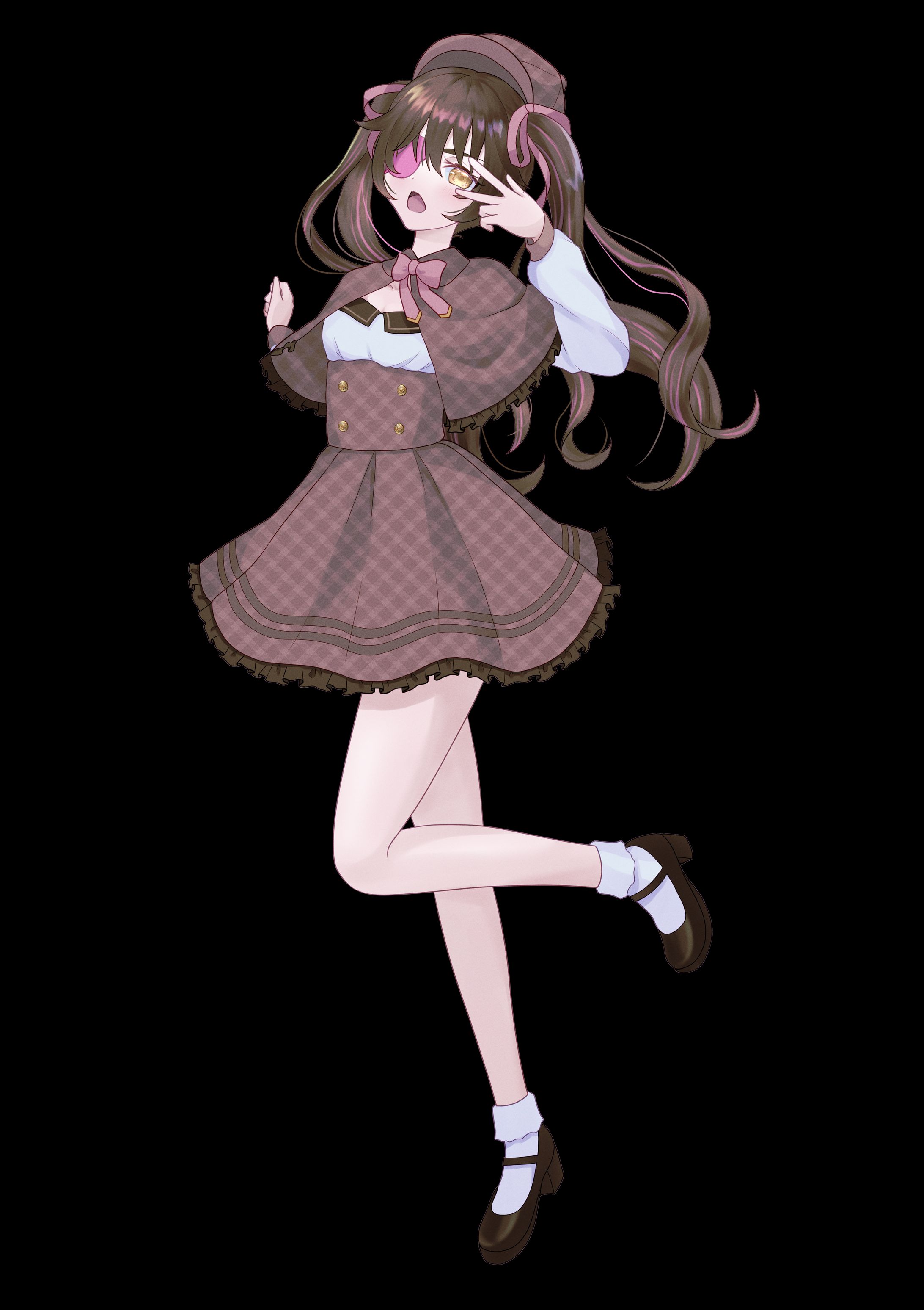 TRPG立ち絵イラスト+衣装差分＋クリティカル、ファンブル差分-1