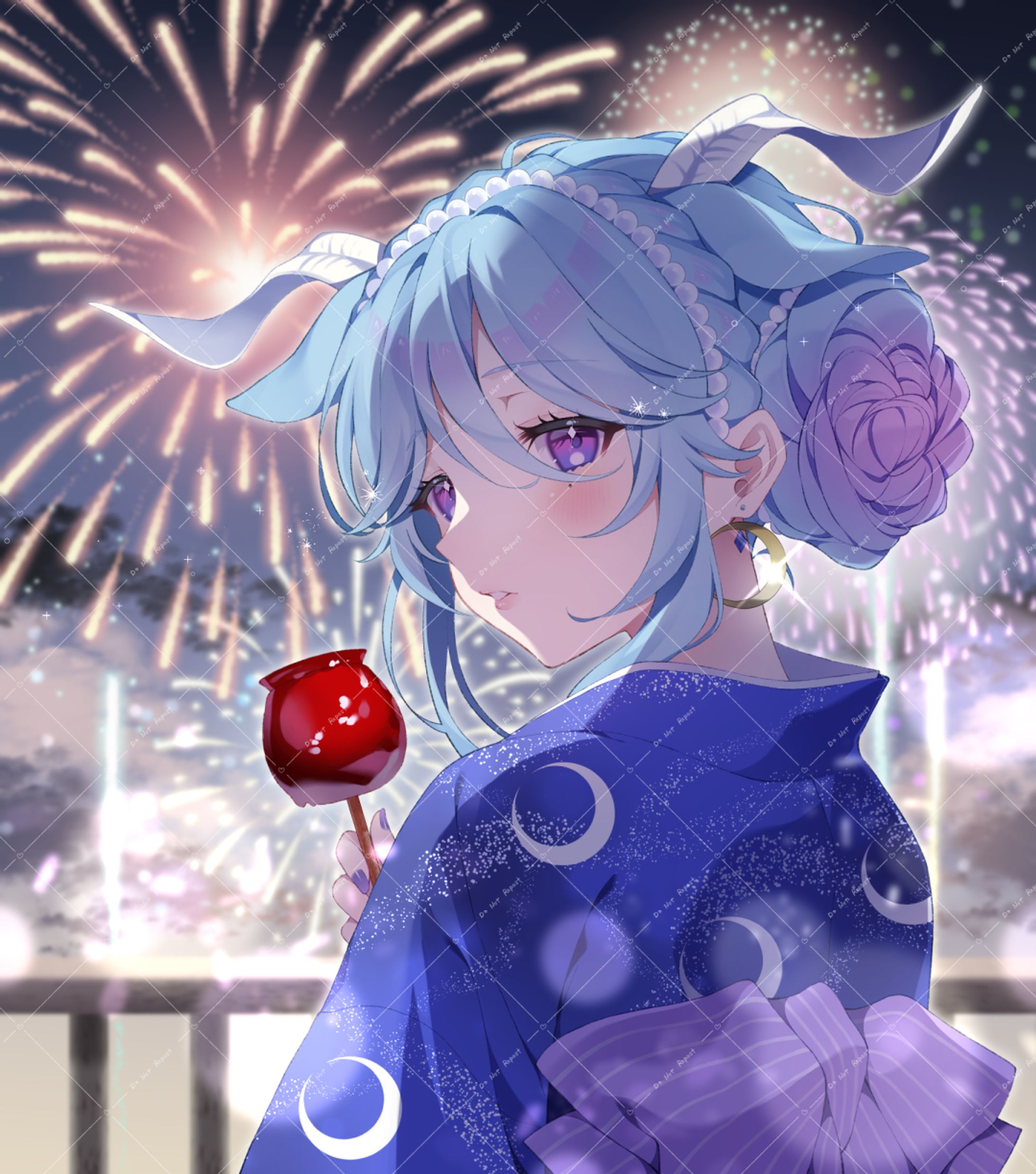 【works】夜樹ルチル様 一枚絵-1