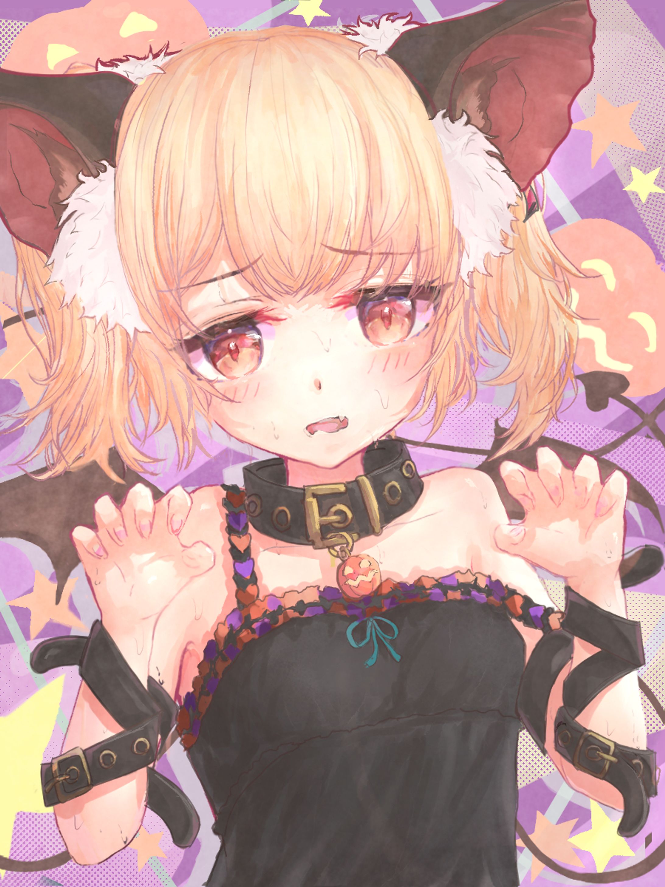 ハロウィン吸血鬼（こうもり娘）-1