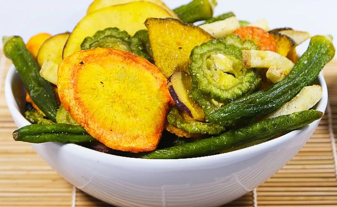 【ECカタログ用】野菜チップ 撮影・加工・文字入れ