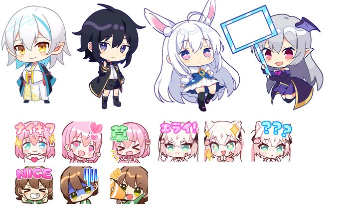 SDキャラ、スタンプ
