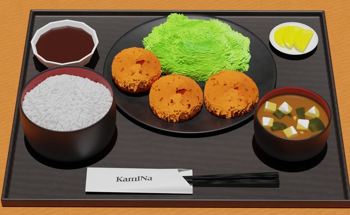 メンチカツ定食🍴