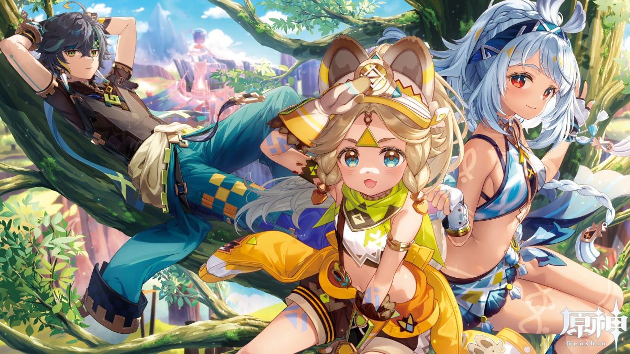 原神　応援イラスト-1