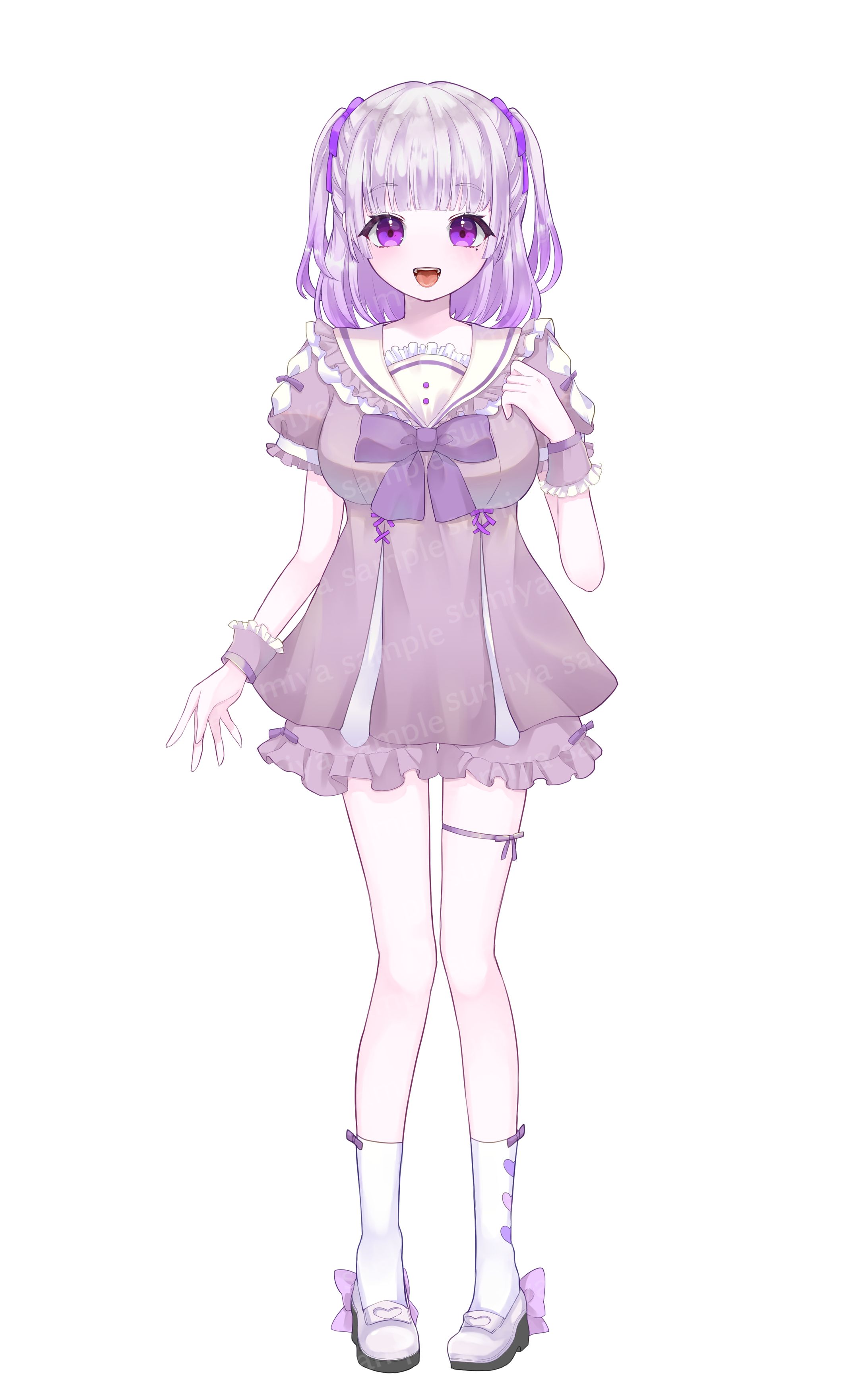配信アプリ用立ち絵　イラスト-1