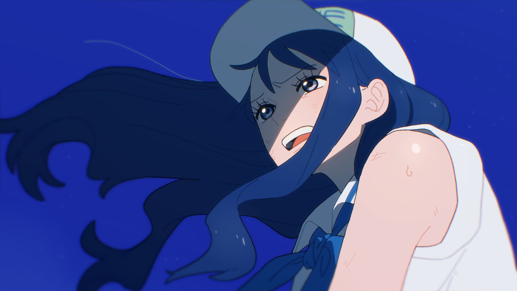 青くうねる-1