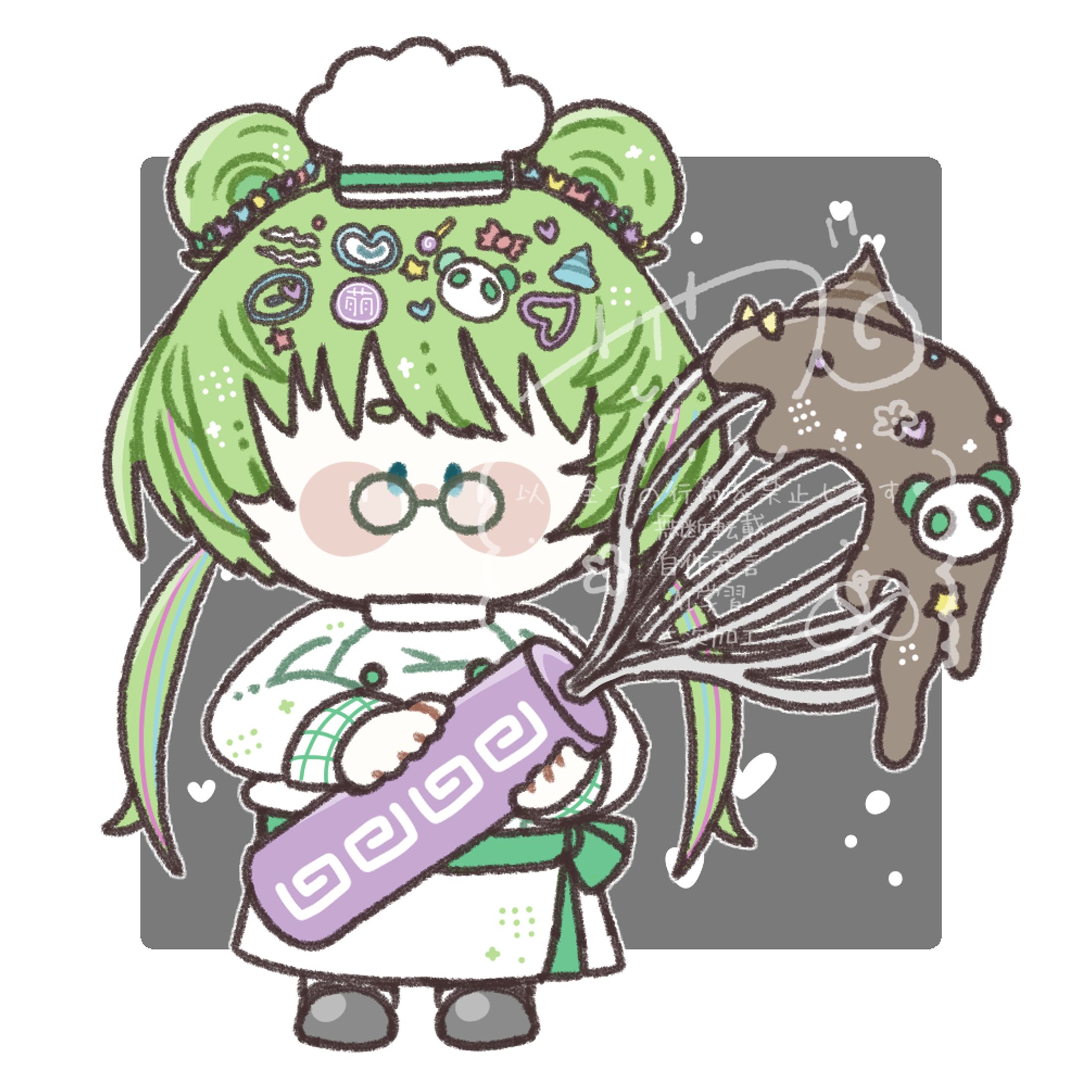 【ご依頼】量産SDイラスト/飯田もえぎ様-1