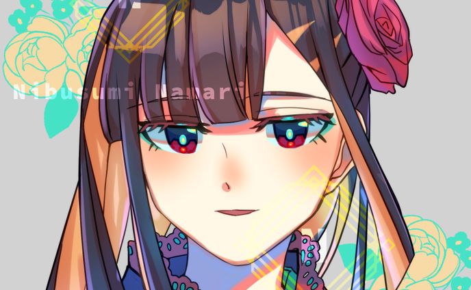 アニメ塗りアイコン/Headshot