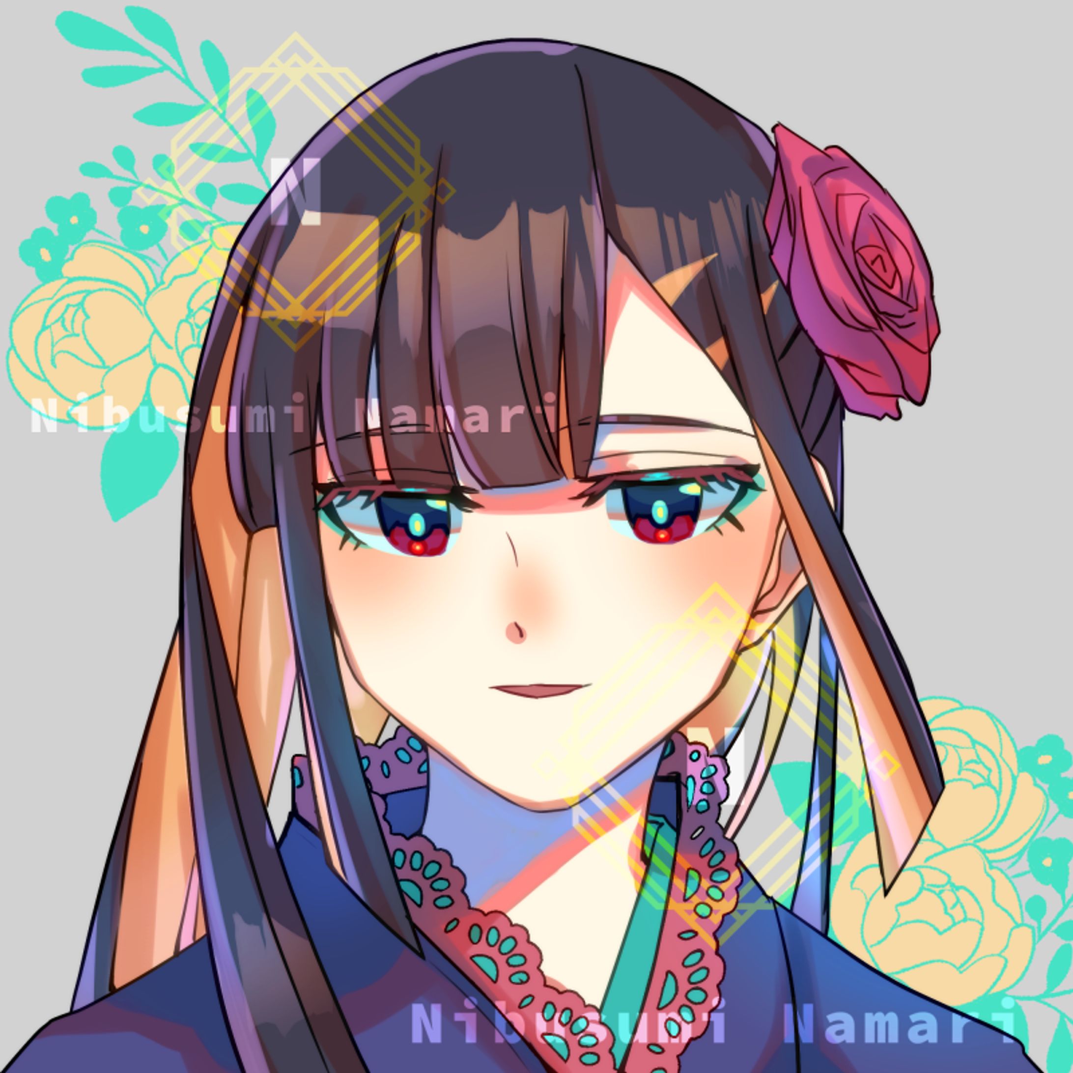 アニメ塗りアイコン/Headshot-1