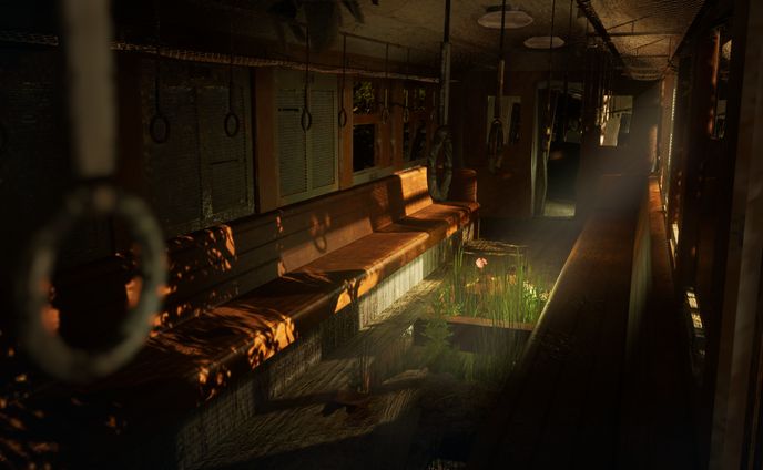 【背景】Abandoned Train
