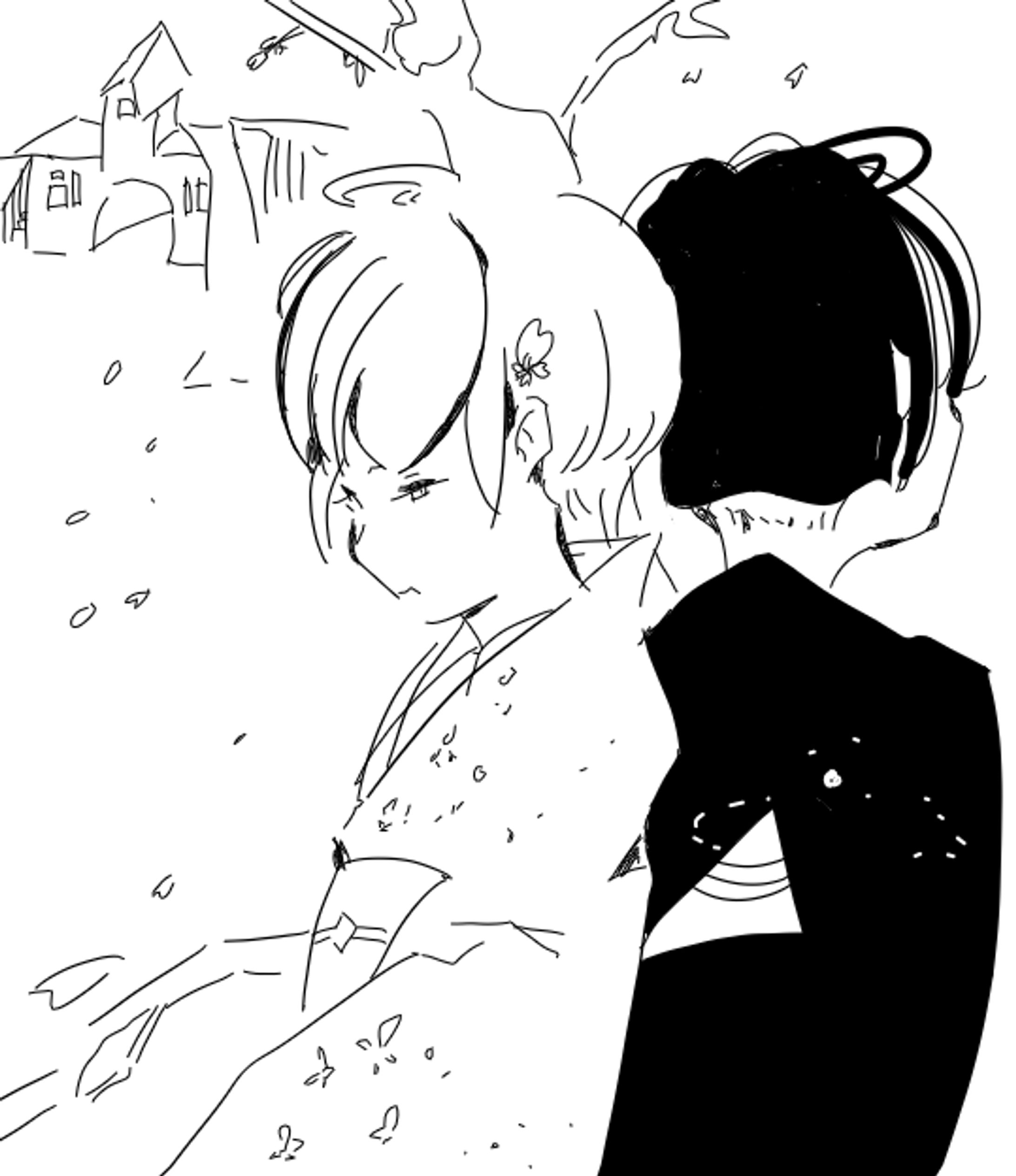 イラスト線画-1