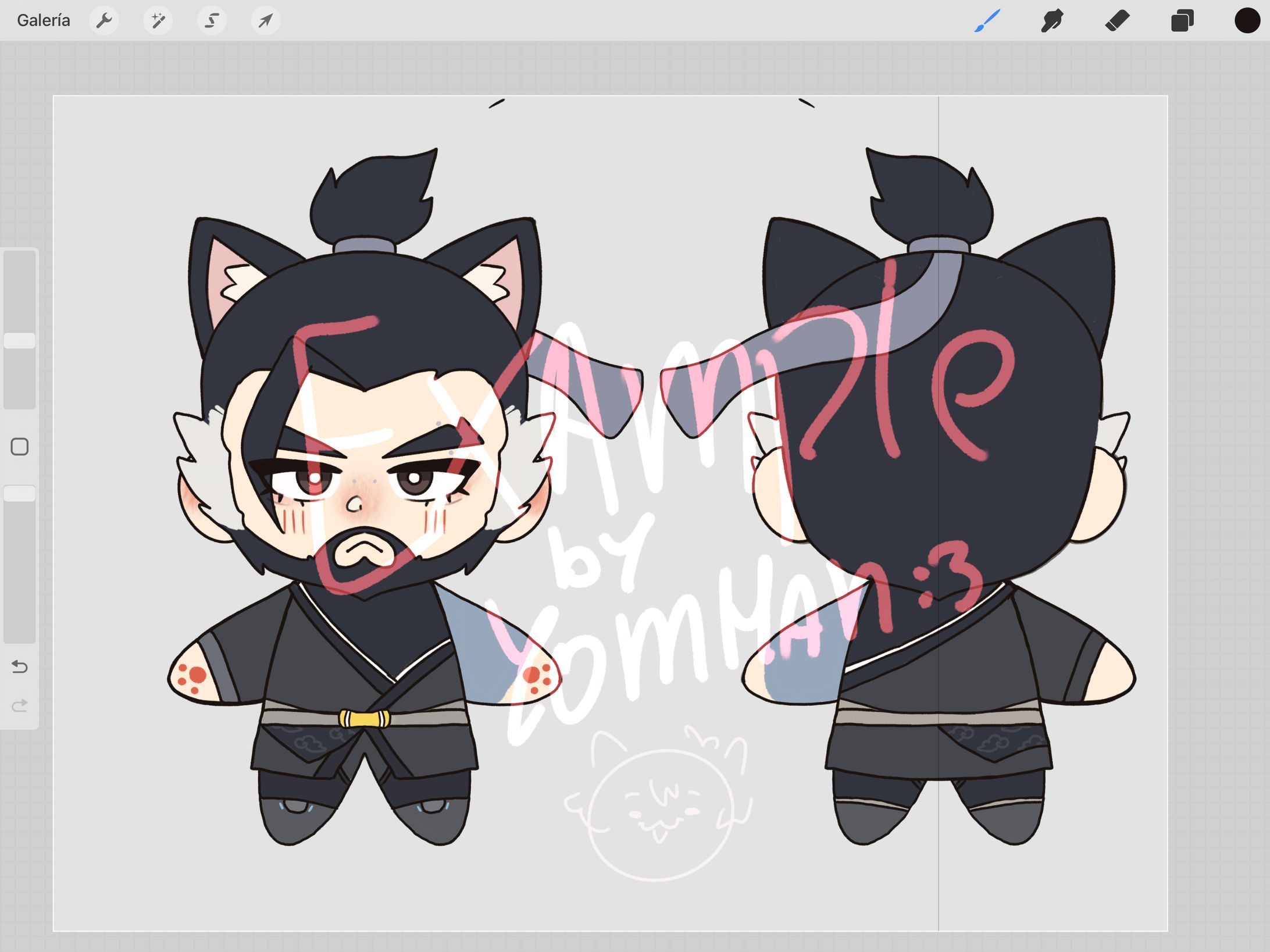 Kitty Hanzo plush -1