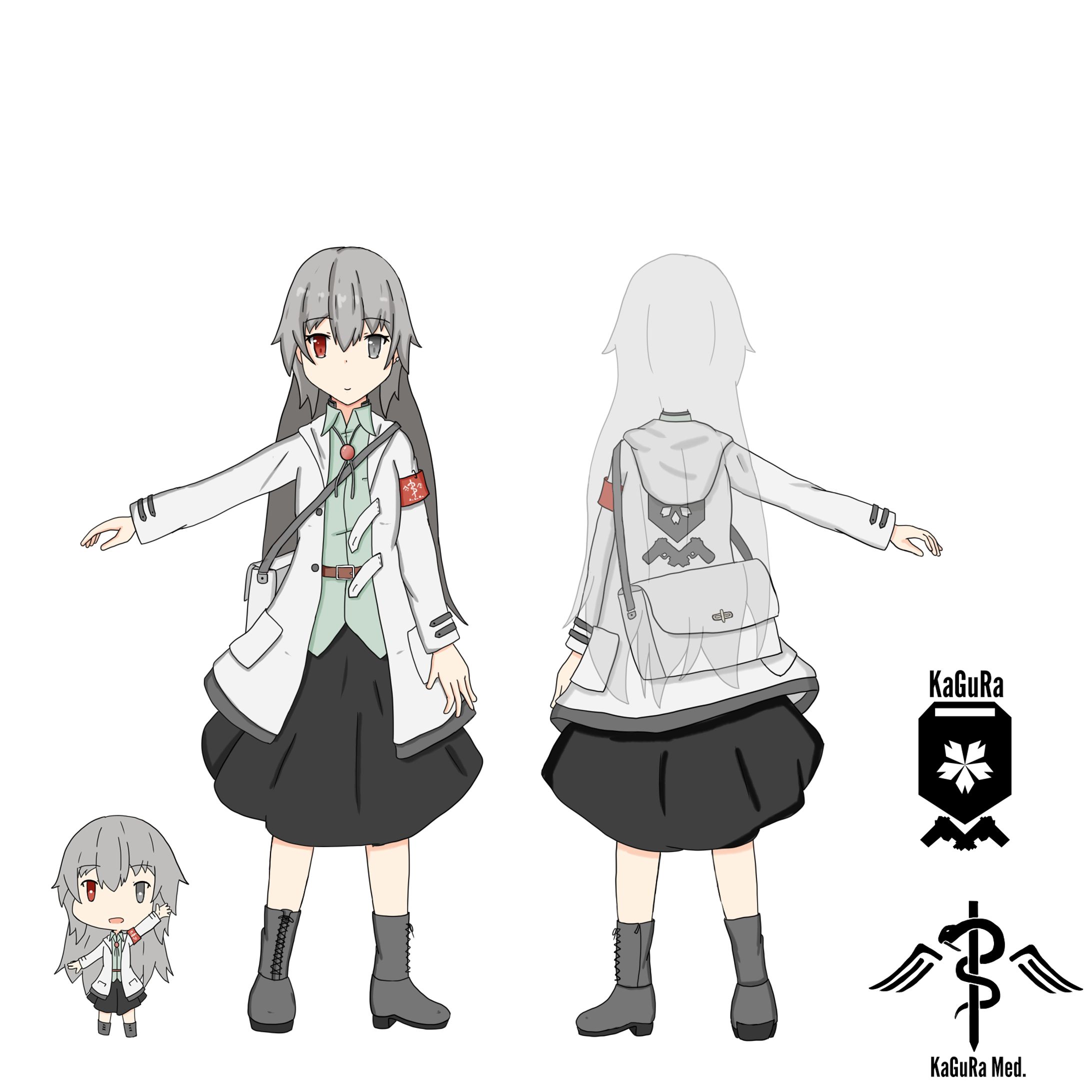 【キャラクターデザイン】【創作】ライカ-1