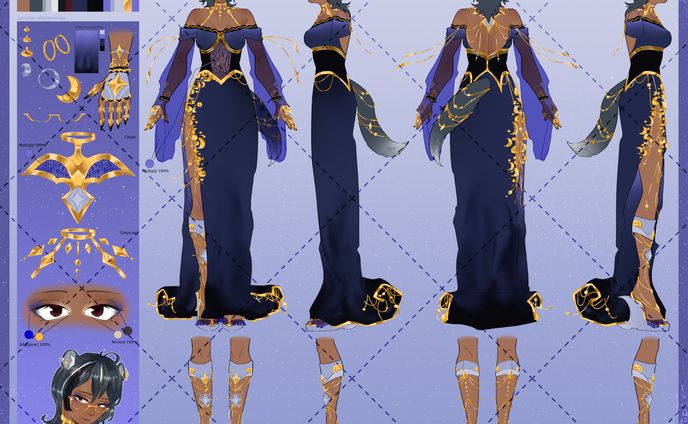 Vtuber character design | Commission