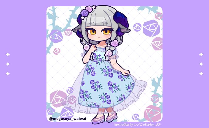 【works】くうねるあそぶ様グッズ・配信用イラスト