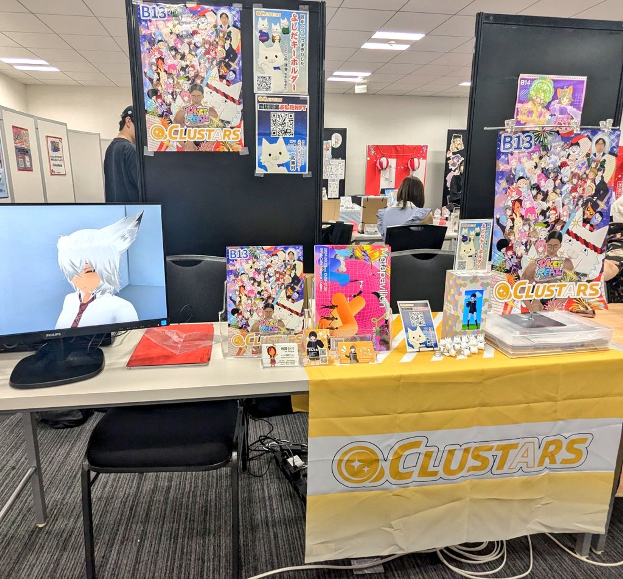 【HIKKY社】VketReal2024SummerにCLUSTARSとして出展 物販完売しました！-1