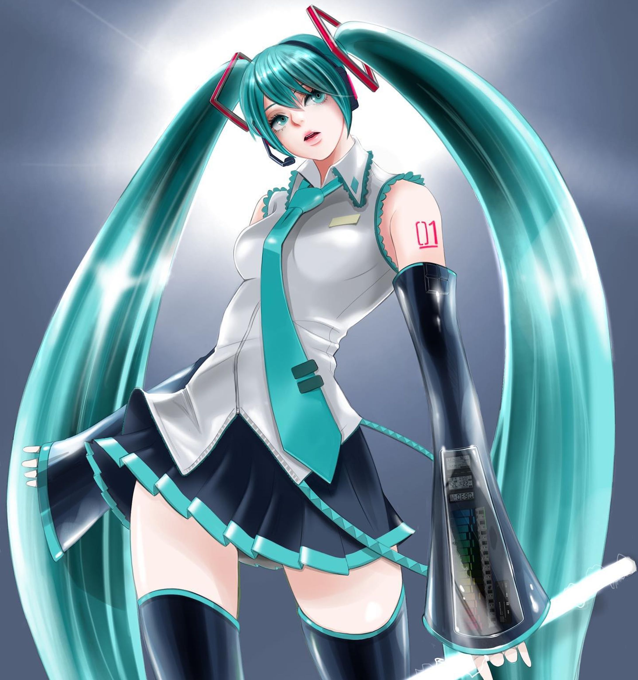 ミクの日が近いとのことで描きました！
#ミク #絵描きさんと繋がりたい #sketches-1