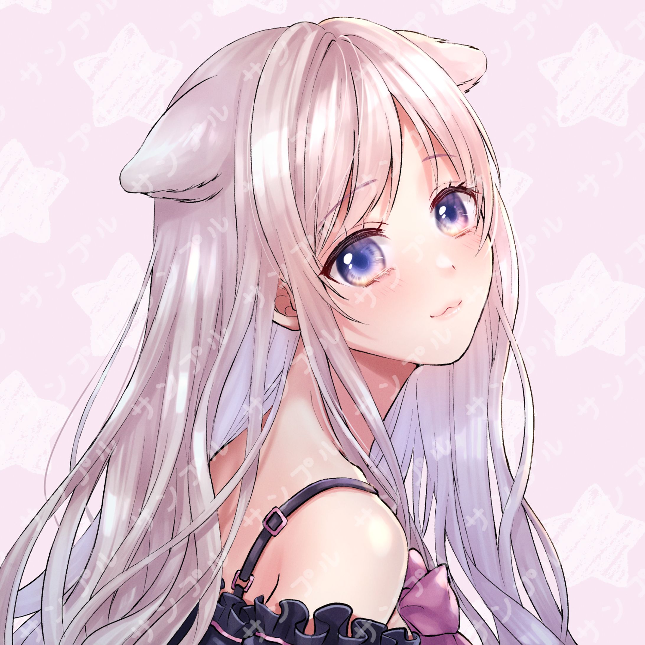 SNSアイコン　ケモミミの女の子-1