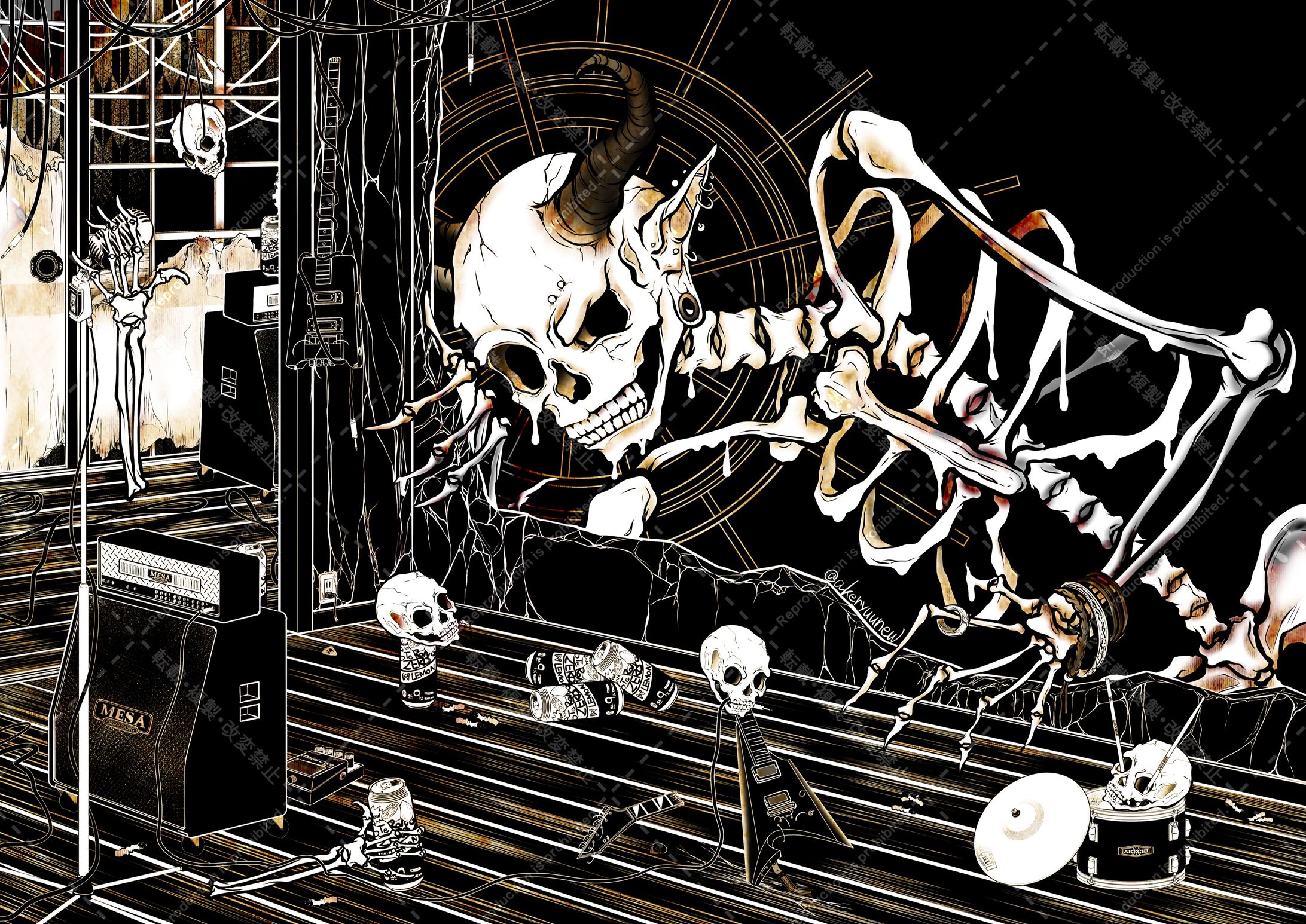 歌川国芳オマージュ作品-1